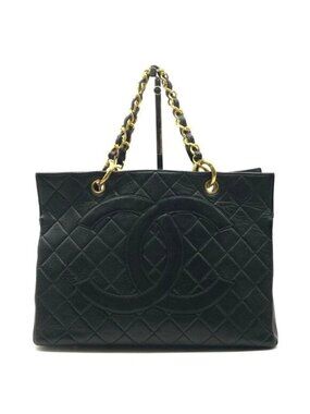 Chanel Grand Shopping Tote GST Caviar Shopper Quilted Chain Shoulder Bag Purse